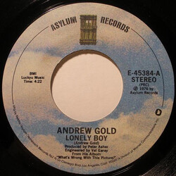 Andrew Gold Lonely Boy USED VINYL 7INCH 45 RPM SINGLE STYRENE