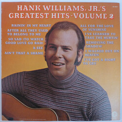 Hank Williams Jr. Hank Williams Jr.'s Greatest Hits Volume 2 Vinyl LP USED