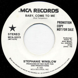 Stephanie Winslow Baby, Come To Me USED VINYL 7INCH 45 RPM PROMO STEREO