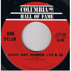 Bob Dylan Rainy Day Women #12 & 35 / Like A Rolling Stone USED VINYL 7INCH SINGLE 45 RPM MONO REISSUE