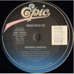 Heatwave Boogie Nights / The Groove Line USED VINYL 12INCH 33 S RPM STEREO