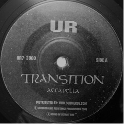Underground Resistance Transition / Windchime USED VINYL 7INCH 33 S RPM