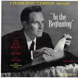 Charlton Heston / The Robert DeCormier Chorale Charlton Heston Reads "In The Beginning" From The Five Books Of Moses Of The Holy Bible Vinyl LP USED