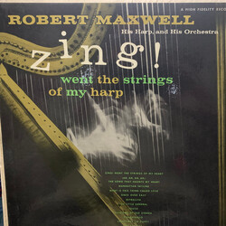 Robert Maxwell, His Harp And Orchestra Zing! When The Strings Of My Harp Vinyl LP USED