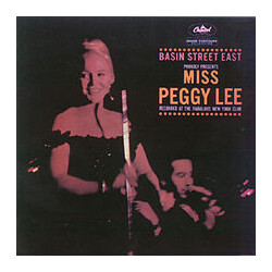 Peggy Lee Basin Street East Proudly Presents Miss Peggy Lee Recorded At The Fabulous New York Club Vinyl LP USED