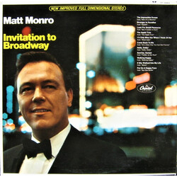Matt Monro Invitation to Broadway Vinyl LP USED