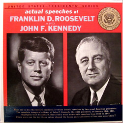 Franklin D. Roosevelt / John F. Kennedy Actual Speeches Of Franklin D. Roosevelt And John F. Kennedy Vinyl LP USED