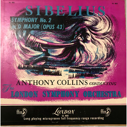 Jean Sibelius / The London Symphony Orchestra / Anthony Collins (2) Symphony No. 2 In D Major (Opus 43) Vinyl LP USED