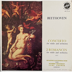Susanne Lautenbacher Beethoven: Violin Concerto & 2 Romances Vinyl LP USED