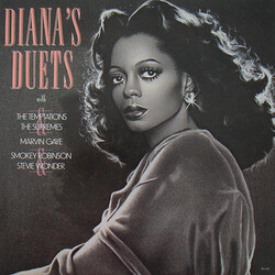 Diana Ross Diana's Duets Vinyl LP USED