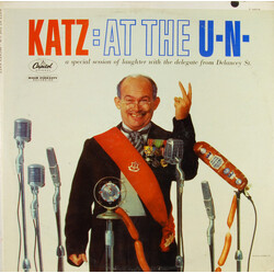 Mickey Katz Katz: At The U.N - A Special Session Of Laughter With The Delegate From Delancey Street Vinyl LP USED