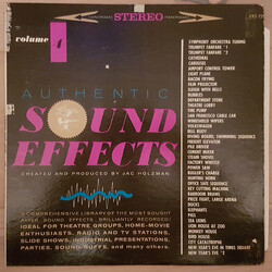 Jac Holzman Authentic Sound Effects Volume 4 Vinyl LP USED