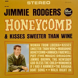 Jimmie Rodgers (2) Honeycomb & Kisses Sweeter Than Wine Vinyl LP USED