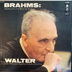 Johannes Brahms / Bruno Walter / The New York Philharmonic Orchestra Symphony No. 4 In E Minor, Op. 98 Vinyl LP USED