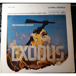 Ernest Gold Exodus - Original Soundtrack Vinyl LP USED