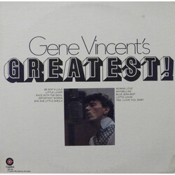Gene Vincent Gene Vincent's Greatest Vinyl LP USED