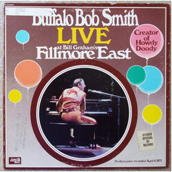 Bob Smith (4) Buffalo Bob Smith Live At Bill Graham's Fillmore East Vinyl LP USED