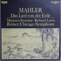 Gustav Mahler / Maureen Forrester / Richard Lewis (3) / Fritz Reiner / The Chicago Symphony Orchestra Das Lied Von Der Erde Vinyl LP USED