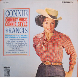 Connie Francis Country Music Connie Style Vinyl LP USED