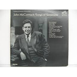 John McCormack (2) Songs Of Sentiment Vinyl LP USED