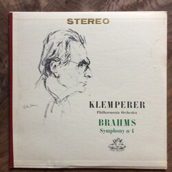Otto Klemperer / Philharmonia Orchestra / Johannes Brahms Symphony No 4 Vinyl LP USED