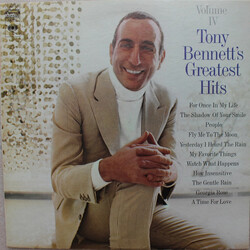 Tony Bennett Tony Bennett's Greatest Hits Volume IV Vinyl LP USED