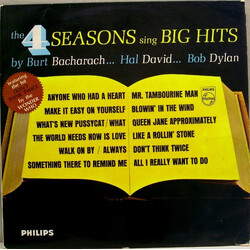 The Four Seasons The 4 Seasons Sing Big Hits By Burt Bacharach... Hal David... Bob Dylan Vinyl LP USED