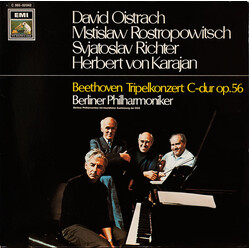 Ludwig van Beethoven / Berliner Philharmoniker / David Oistrach / Mstislav Rostropovich / Sviatoslav Richter / Herbert von Karajan Tripelkonzert C-Dur