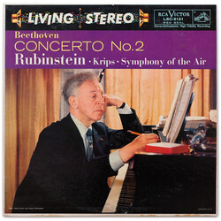 Ludwig van Beethoven / Arthur Rubinstein / Josef Krips / Symphony Of The Air Concerto No.2 Vinyl LP USED