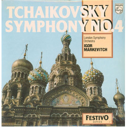Pyotr Ilyich Tchaikovsky / Igor Markevitch / The London Symphony Orchestra Symphony No. 4 Vinyl LP USED