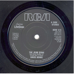 David Bowie The Jean Genie Vinyl 7" USED