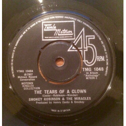 The Miracles The Tears Of A Clown / The Tracks Of My Tears USED VINYL 7INCH 45 RPM SINGLE