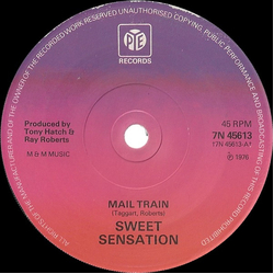Sweet Sensation (2) Mail Train Vinyl 7" USED