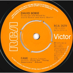 David Bowie Fame VINYL 7" USED