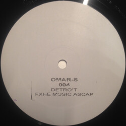 Omar-S / Oasis (3) 004 USED VINYL 12INCH 33 S RPM REPRESS WHITE LABEL