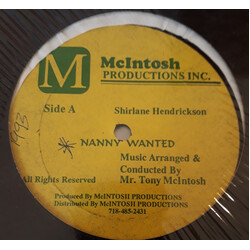 Shirlane Hendrickson Nanny Wanted USED VINYL 12INCH 33 S RPM SINGLE
