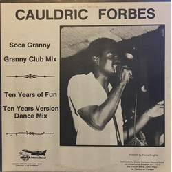 Cauldric Forbes Soca Granny USED VINYL 12INCH 33 S RPM MAXI-SINGLE