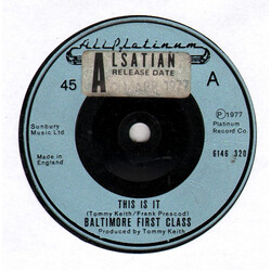 First Class (5) This Is It / Me & My Gemini USED VINYL 7INCH 45 RPM SINGLE