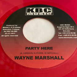 Wayne Marshall Party Here USED VINYL 7INCH 45 RPM SINGLE