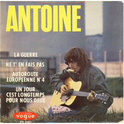 Antoine (2) La Guerre USED VINYL 7INCH 45 RPM EP