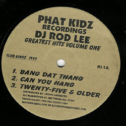 DJ Rod Lee Greatest Hits Volume 1 USED VINYL 12INCH