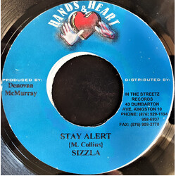 Sizzla Stay Alert USED VINYL 7INCH 45 RPM