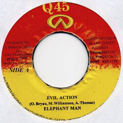 Elephant Man / Wickerman Evil Action / If Them Start USED VINYL 7INCH