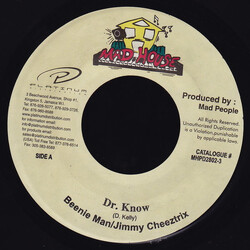 Beenie Man / Jimmy Cheeztrix Dr. Know USED VINYL 7INCH 45 RPM