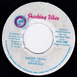 Beenie Man Better Learn USED VINYL 7INCH 45 RPM