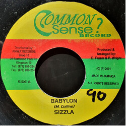 Sizzla / Daddy Vic Babylon / Time Get Serious USED VINYL 7INCH 45 RPM