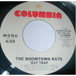 The Boomtown Rats Rat Trap USED VINYL 7INCH 45 RPM PROMO