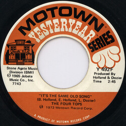 Four Tops It's The Same Old Song / Loving You Is Sweeter Than Ever Vinyl 7" USED