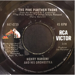 Henry Mancini The Pink Panther Theme / Dear Heart USED VINYL 7INCH 45 RPM SINGLE