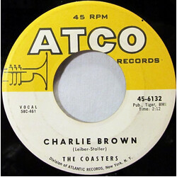 The Coasters Charlie Brown / Three Cool Cats USED VINYL 7INCH 45 RPM SINGLE